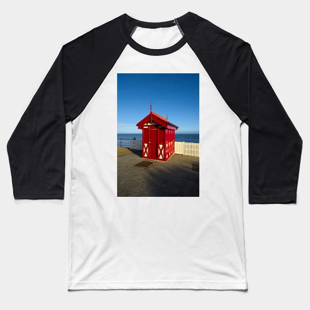 Saltburn by the Sea Baseball T-Shirt by StephenJSmith